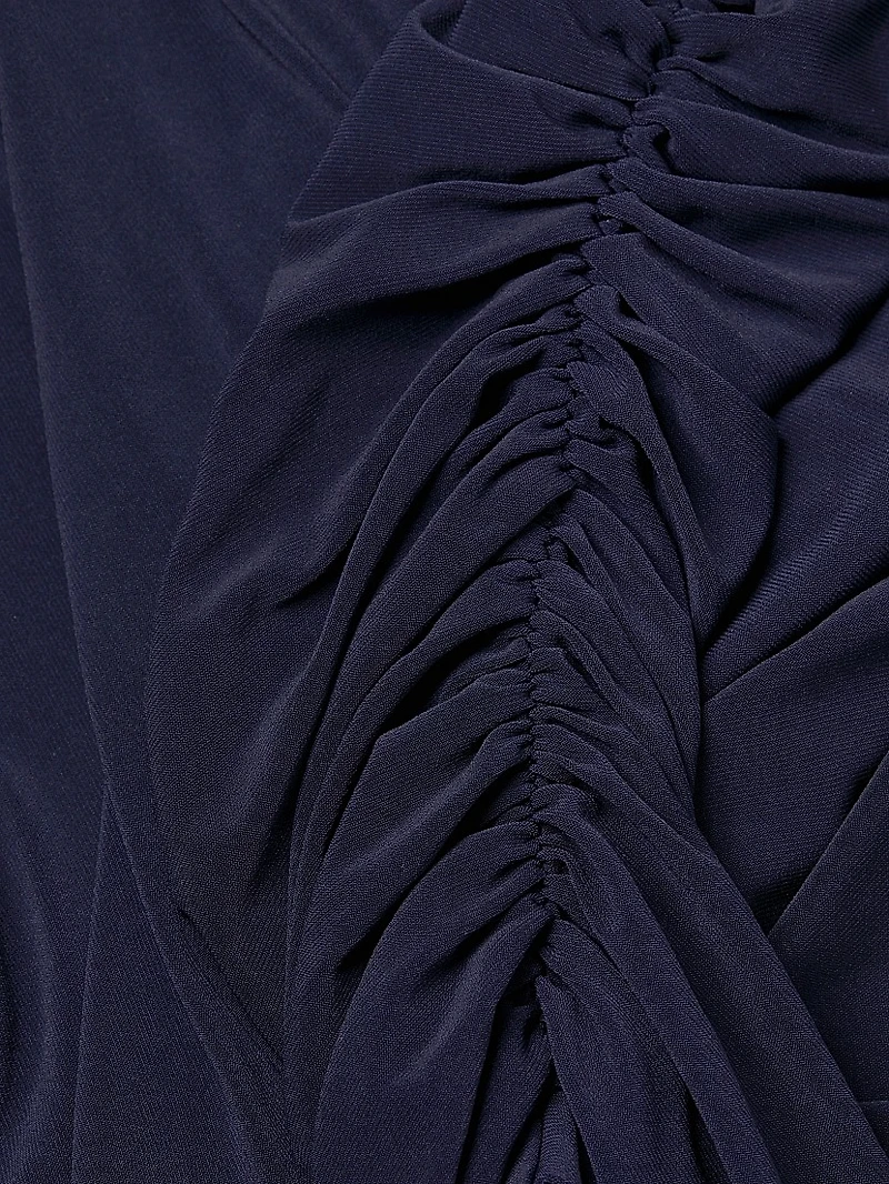 Diana Asymmetric Ruched Dress