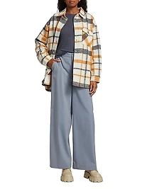 Plaid Fleece Jacket