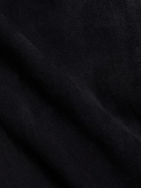 Stretch-Suede Cropped Pants