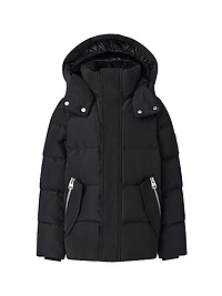Little Boy's & Boy's Hudson Hooded Down Jacket