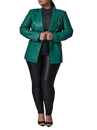Beck Recycled Leather Blazer