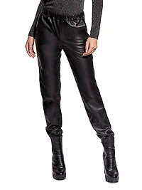 The Upcycled Leather Joggers