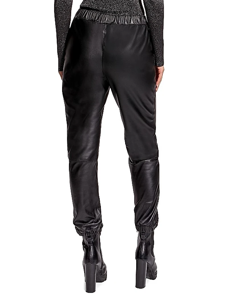 The Upcycled Leather Joggers