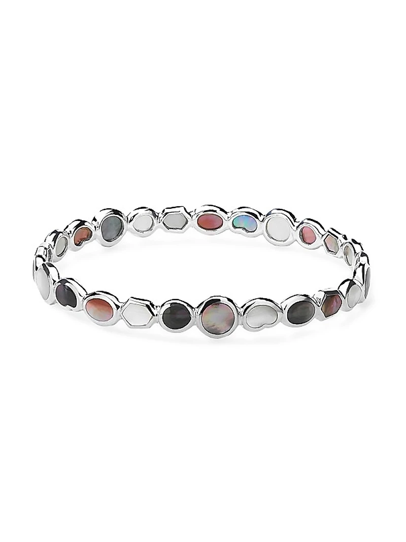 Rock Candy® Sterling Silver & Multi-Stone Bangle