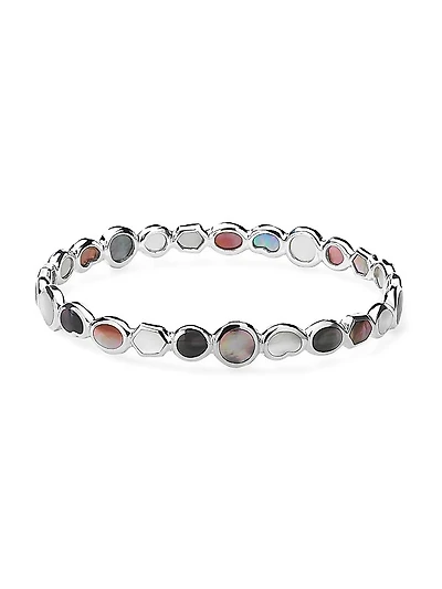 Rock Candy® Sterling Silver & Multi-Stone Bangle