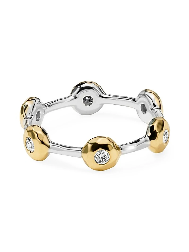 Stardust Chimera Stardust Paparazzi 18K Gold, Diamond & Sterling Silver Ring