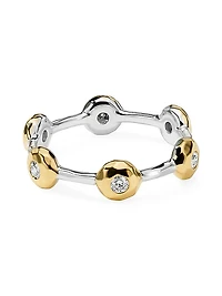 Stardust Chimera Stardust Paparazzi 18K Gold, Diamond & Sterling Silver Ring