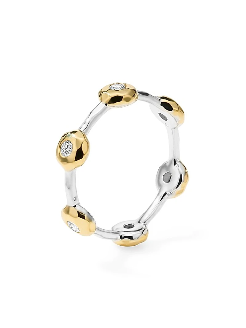 Stardust Chimera Stardust Paparazzi 18K Gold, Diamond & Sterling Silver Ring