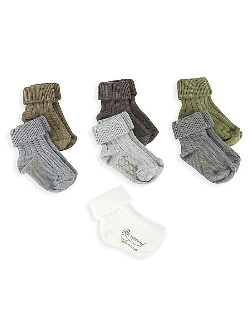 Little Kid's Pair Of 7 Socks Set