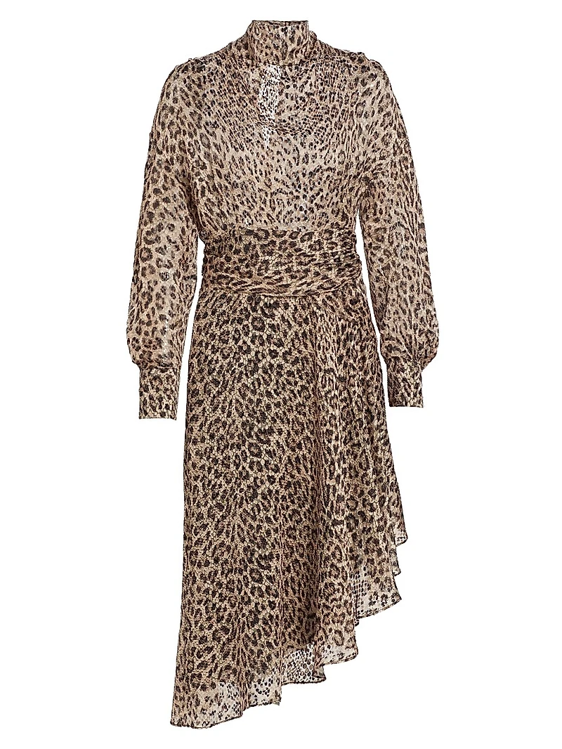 Mataori Animal Asymmetric Dress