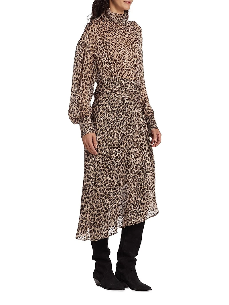 Mataori Animal Asymmetric Dress