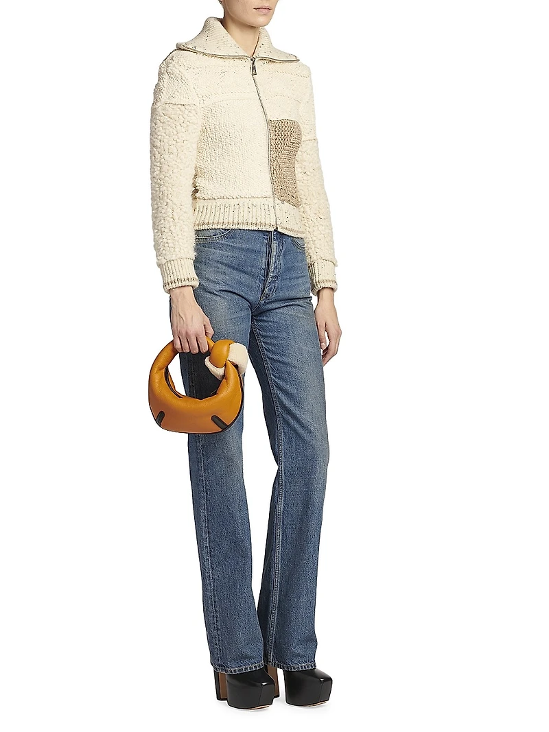 Boyfriend-Fit Mid-Rise Jeans
