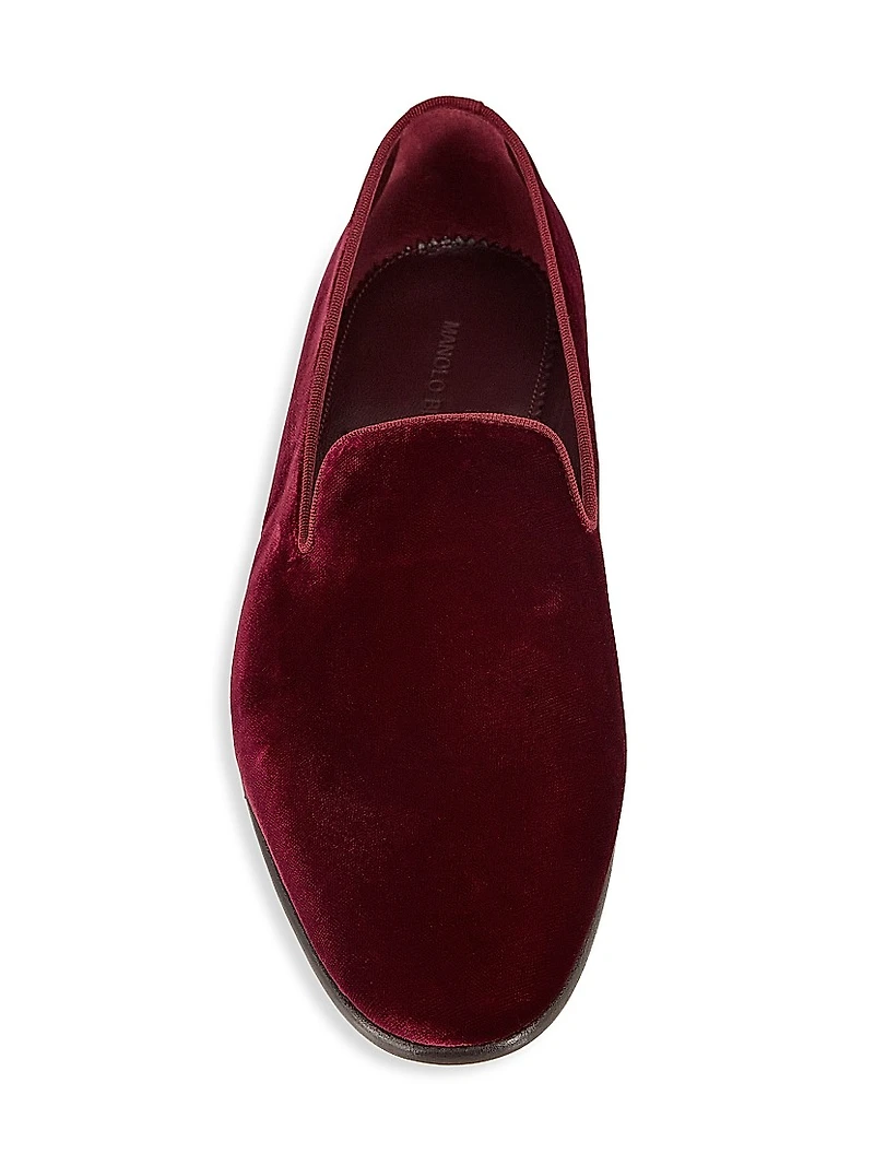 Mario Velvet Loafers