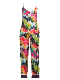 Shanaya Iridiana Printed 2-Piece Pajama Set