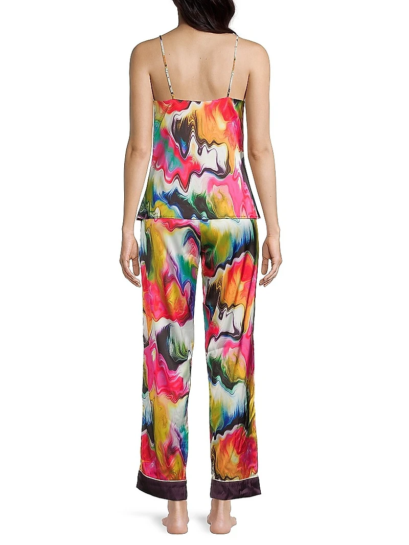 Shanaya Iridiana Printed 2-Piece Pajama Set