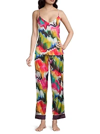 Shanaya Iridiana Printed 2-Piece Pajama Set