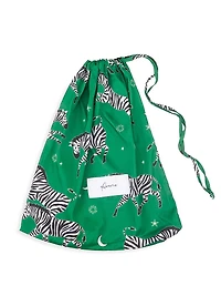 Taavi 2-Piece Zebra-Print Satin Camisole Pajama Set