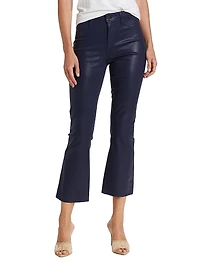 Kendra Cropped Coated Jeans