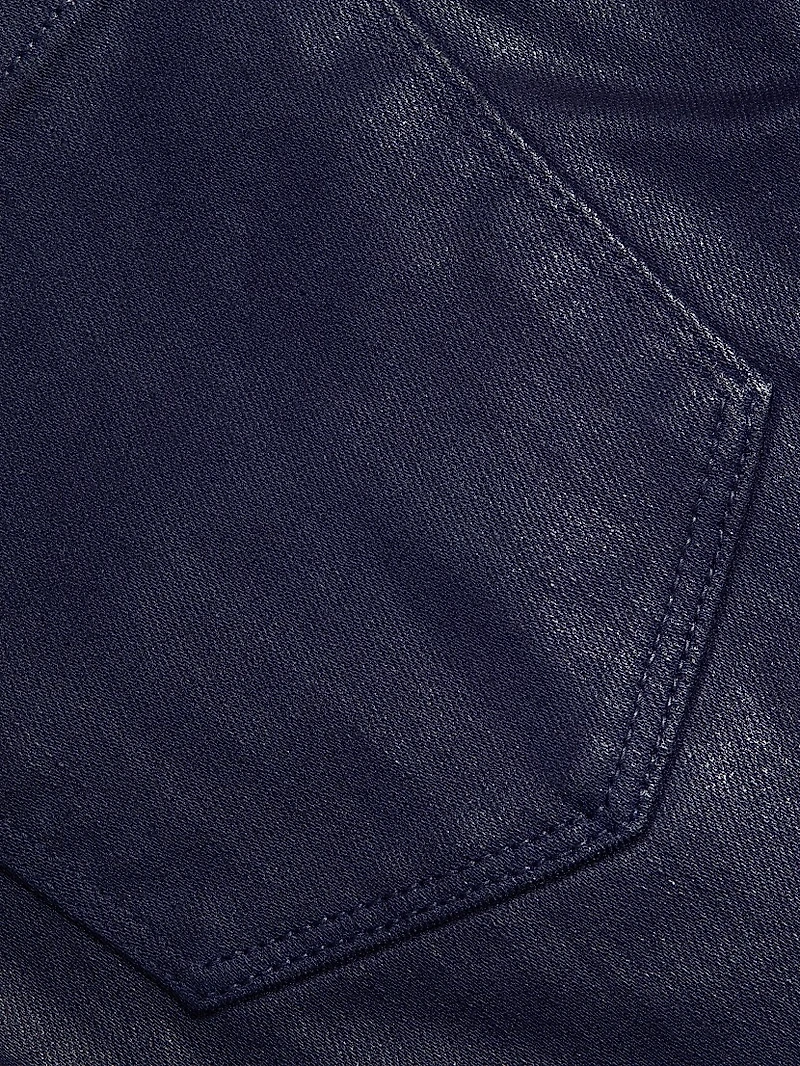 Kendra Cropped Coated Jeans