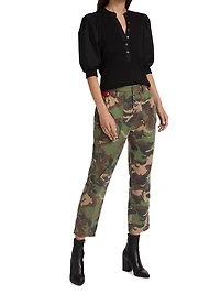 Coralee Puff-Sleeve Top