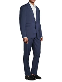 Gregory Single-Breasted Two-Button Wool Suit