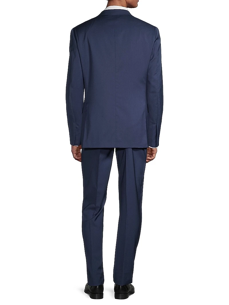 Gregory Single-Breasted Two-Button Wool Suit