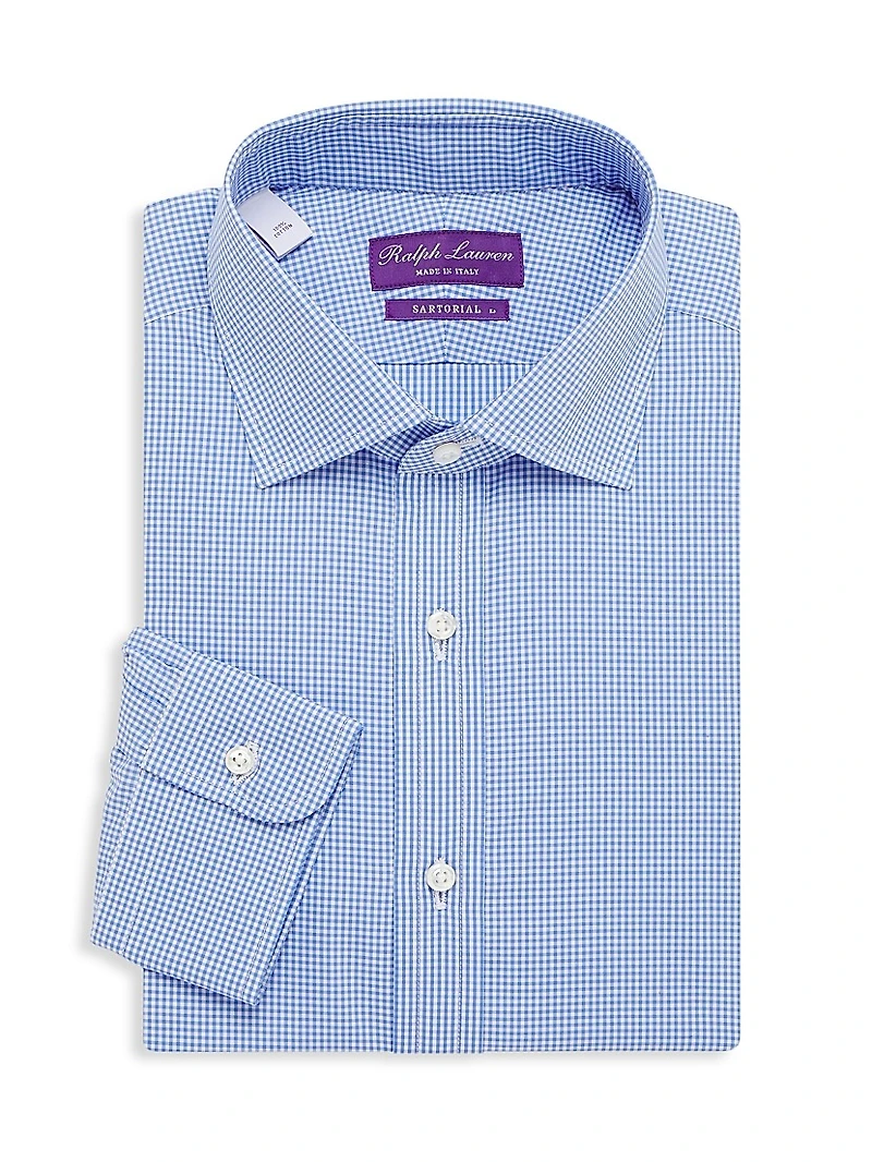 Aston Gingham Button-Up Shirt