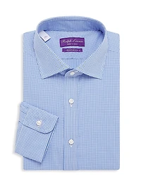 Aston Gingham Button-Up Shirt