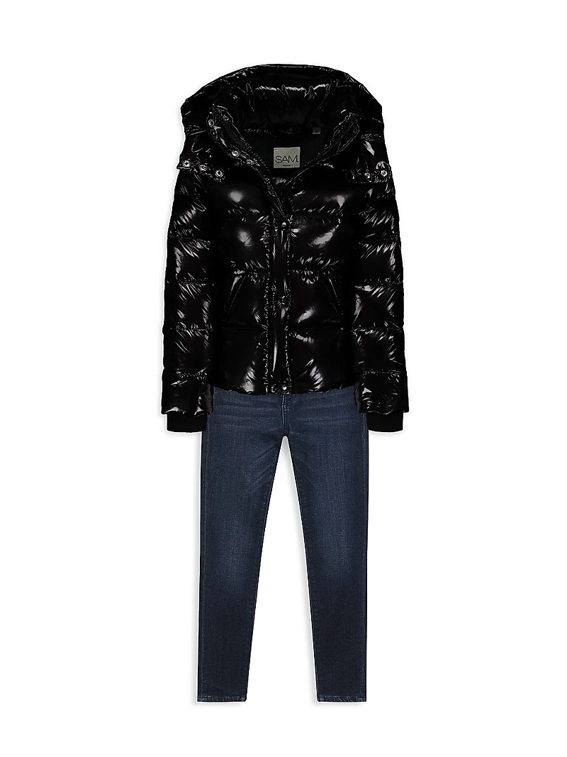 Girl's Annabelle Down Puffer Coat