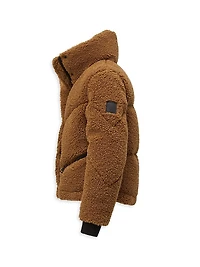 Girl's Sherpa Athlete Down Jacket