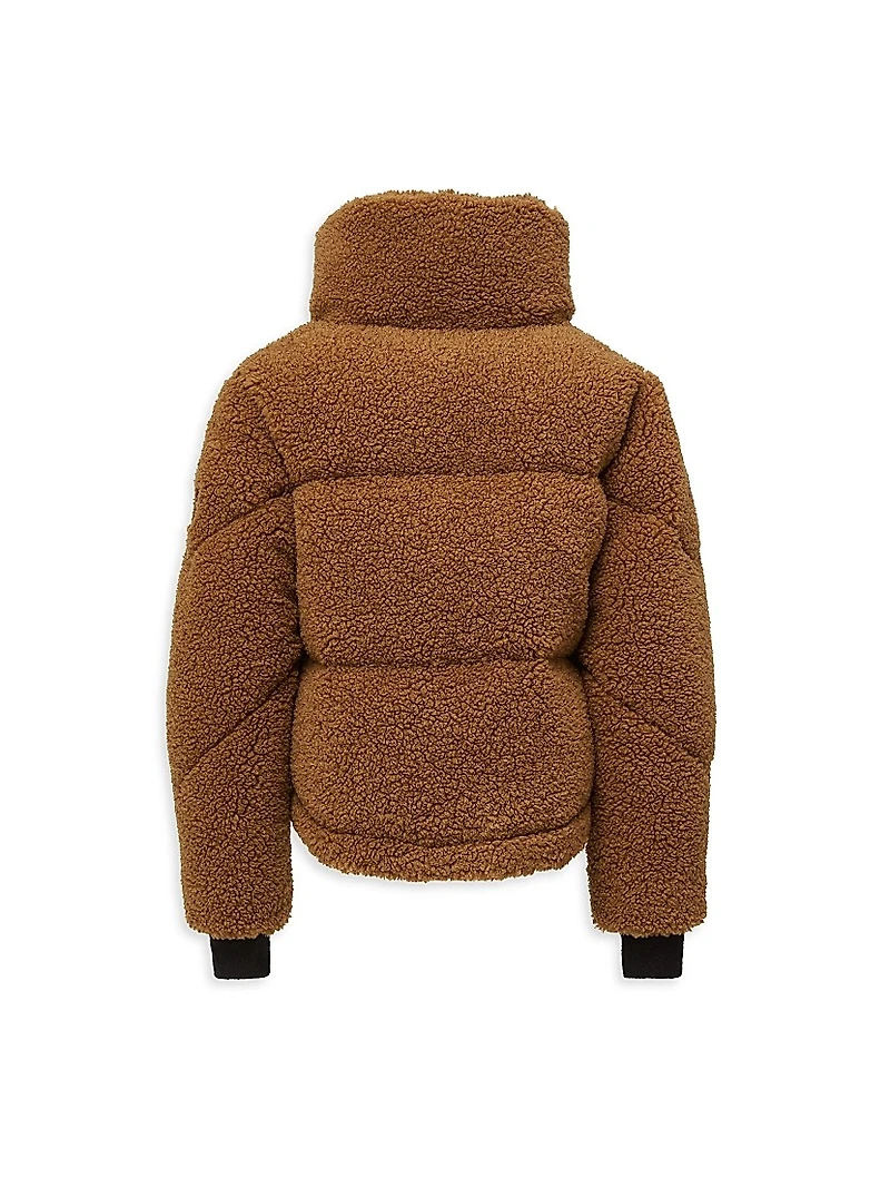 Girl's Sherpa Athlete Down Jacket