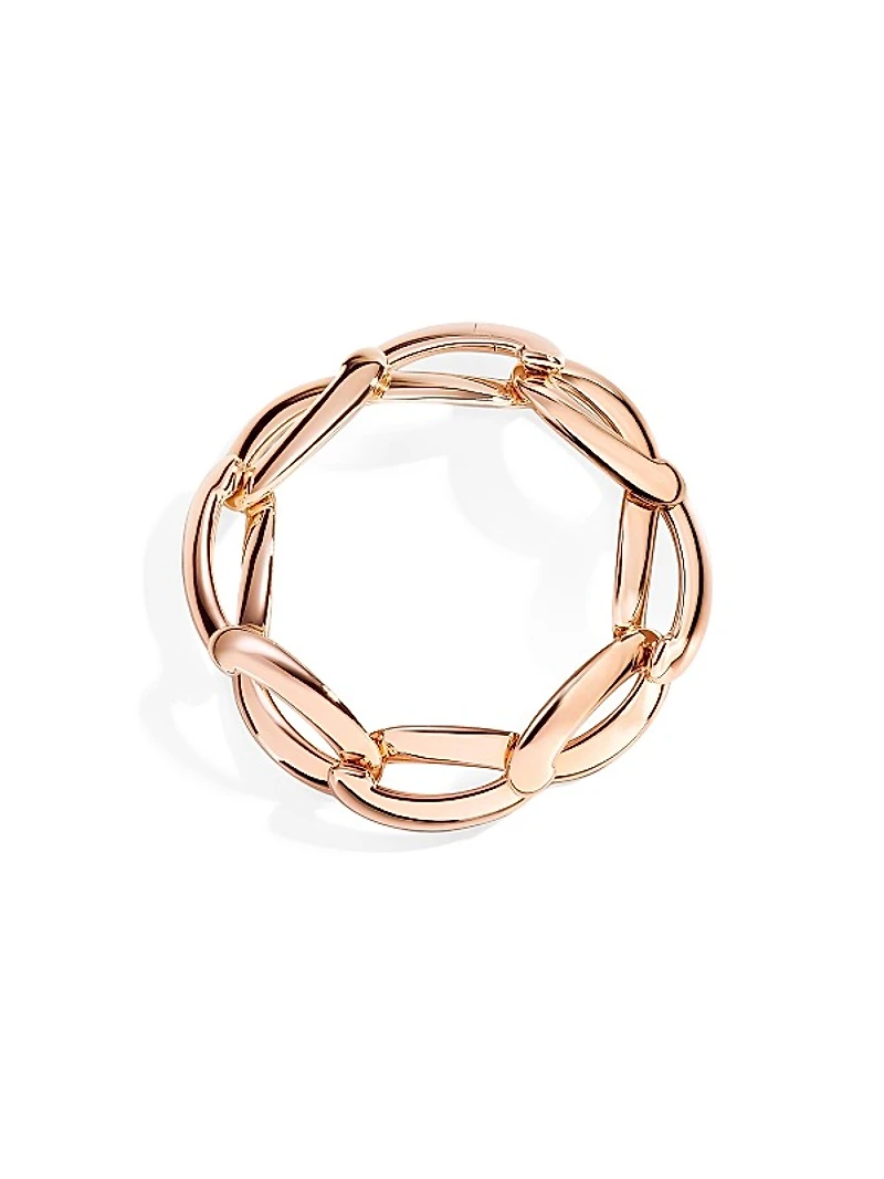Olimpia 18K Rose Gold Oval-Link Chain Bracelet