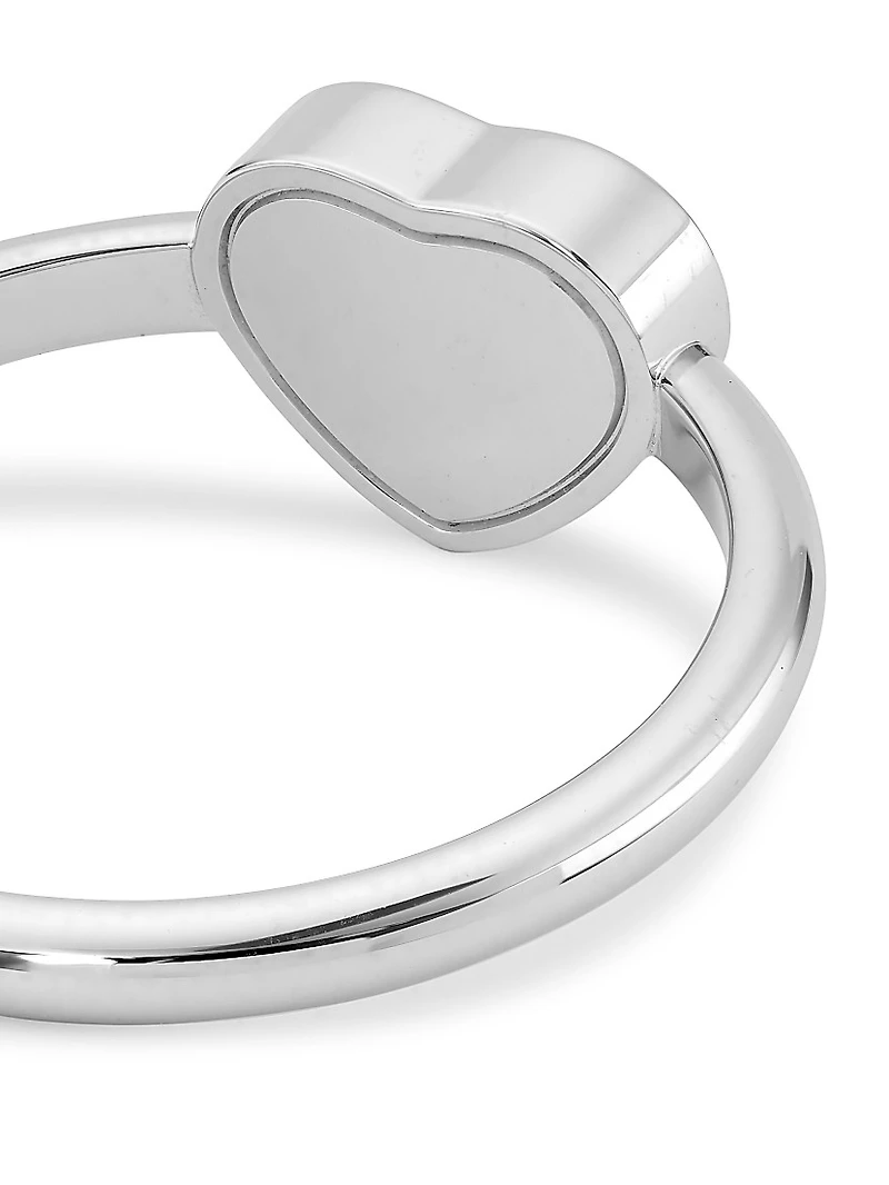 My Happy Hearts 18K White Gold & Diamond Ring