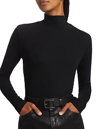 Rib Turtleneck Sweater