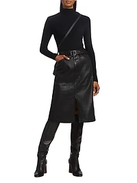 Rib Turtleneck Sweater