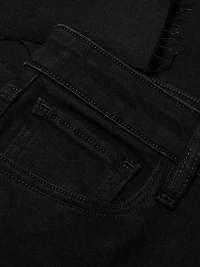 Maya High-Rise Straight-Leg Split Jeans