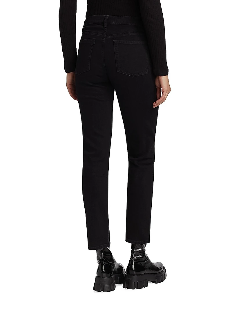 Empire High-Rise Cropped Jeans