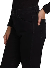 Empire High-Rise Cropped Jeans