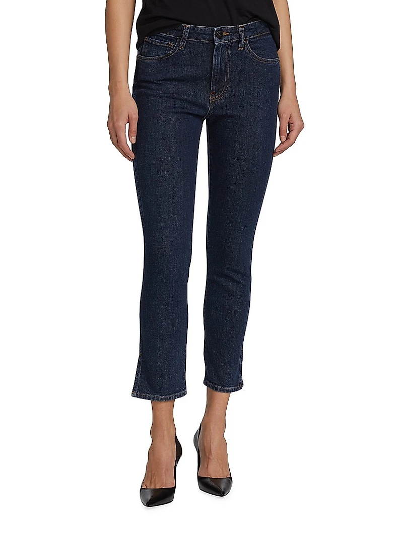 Straight Authentic Cropped Jeans