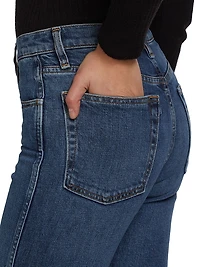 Authentic Mid-Rise Straight-Leg Jeans