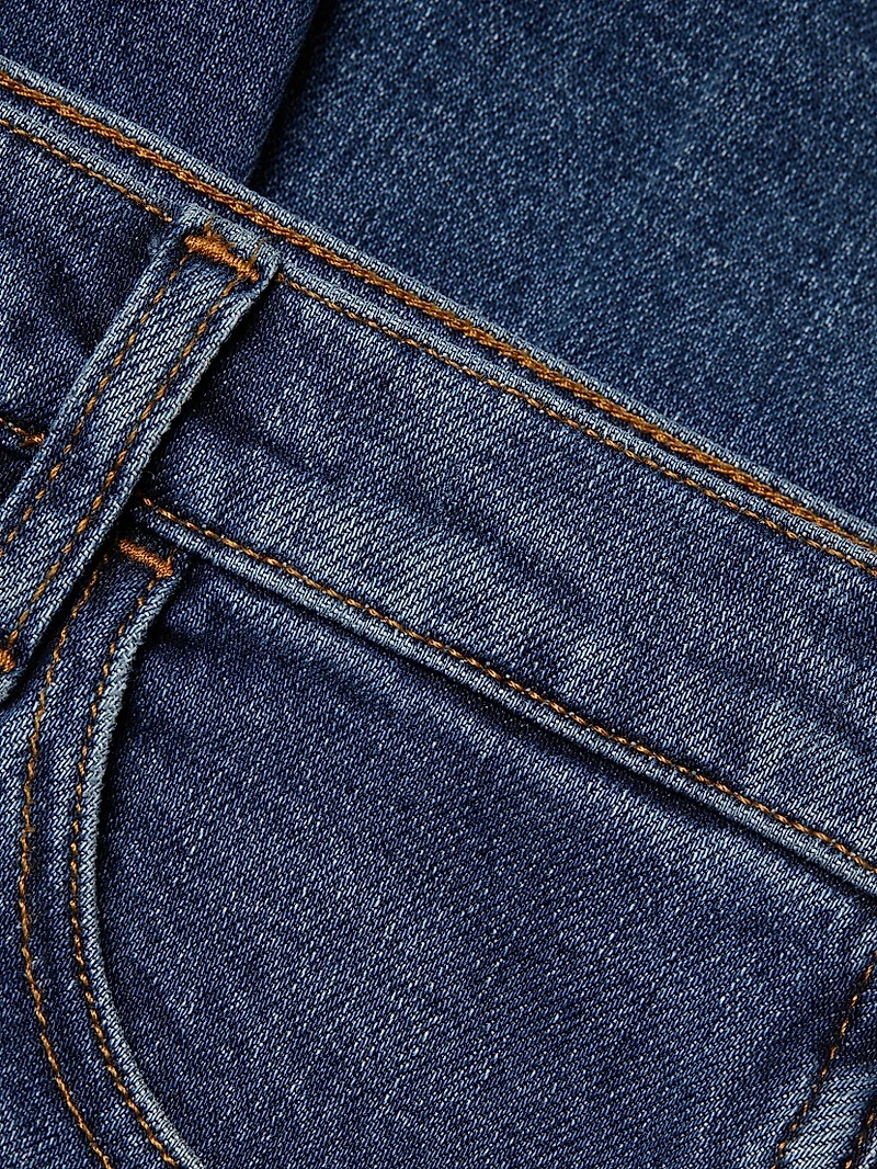 Authentic Mid-Rise Straight-Leg Jeans