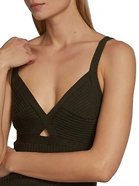 Cut-Out Cashmere Tank