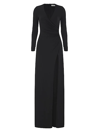 Sydney Ruched Jersey Gown
