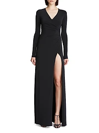Sydney Ruched Jersey Gown