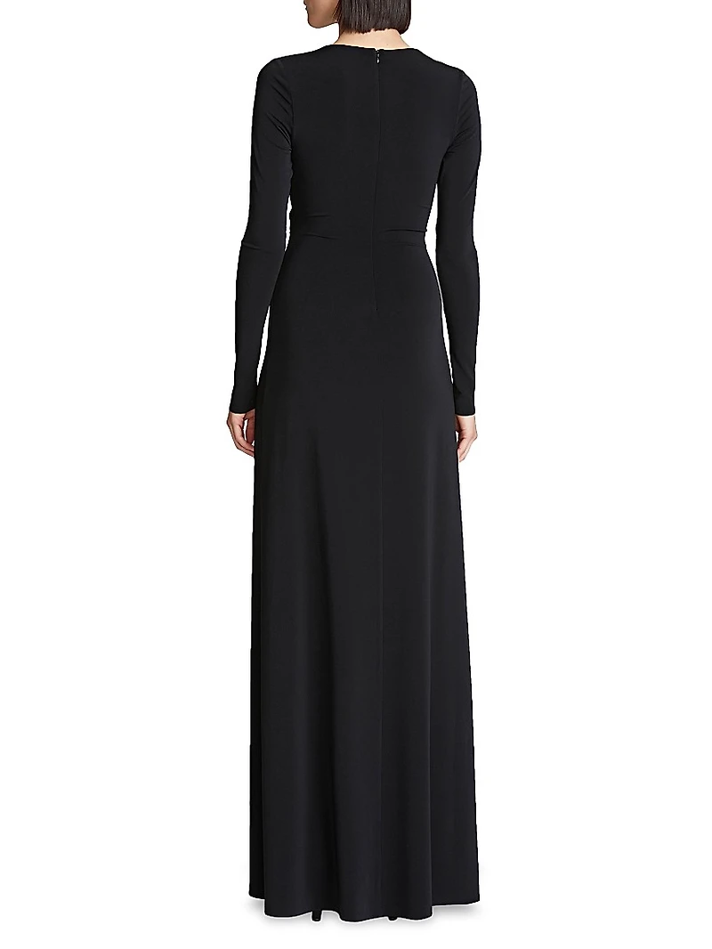 Sydney Ruched Jersey Gown