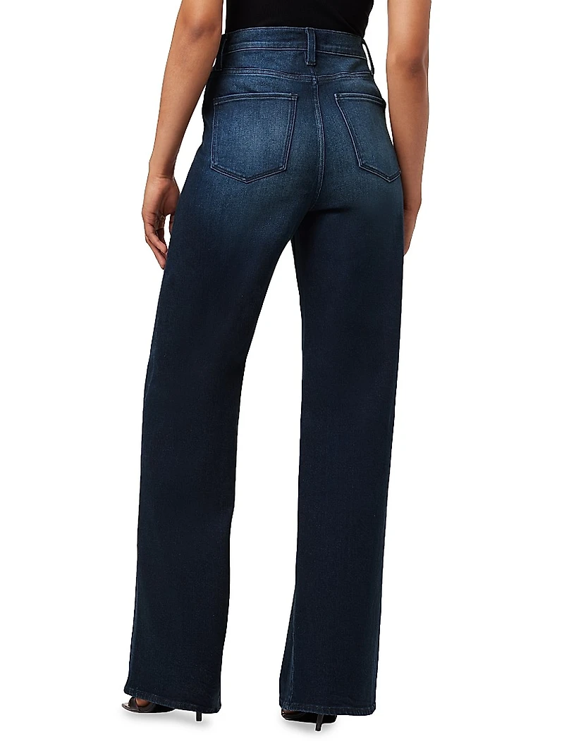 The Mia High-Rise Stretch Wide-Leg Jeans