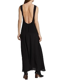 Mirren Silk-Blend Maxi Dress