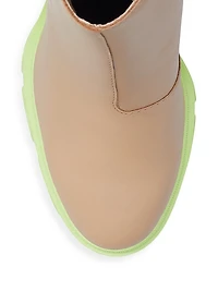 Brex Leather High-Heel Chelsea Boots