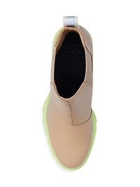 Brex Leather High-Heel Chelsea Boots