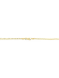 14K Yellow Gold Anklet
